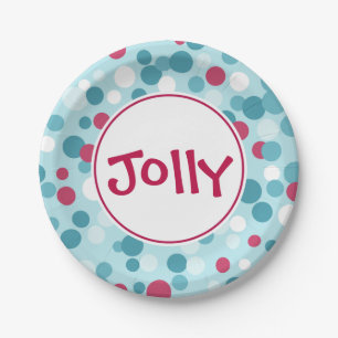 Jolly Holiday Paper Plates