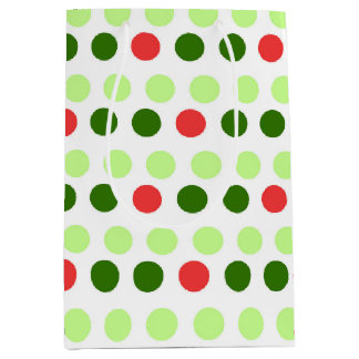 Jolly Holiday Polka Dot Medium Gift Bag
