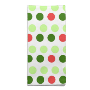 Jolly Holiday Polka Dots Cloth Napkin