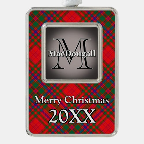 Jolly Holidays Clan MacDougall Tartan Christmas Ornament