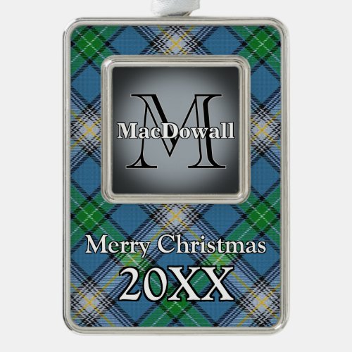 Jolly Holidays Clan MacDowall Tartan Christmas Ornament