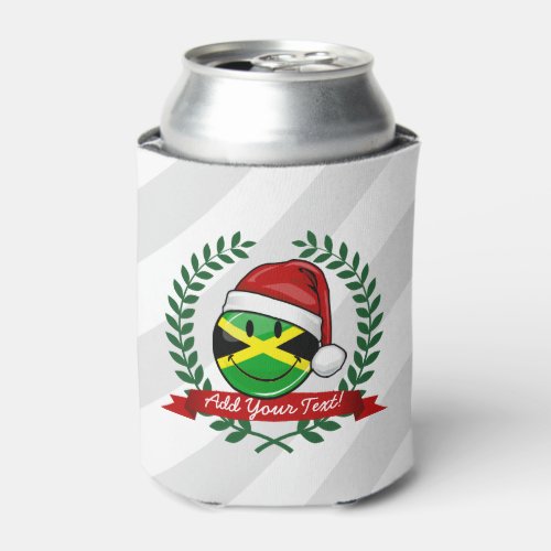 Jolly Jamaican Flag Christmas Style Can Cooler