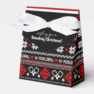 Jolly Jingle Pickleball Favor Boxes