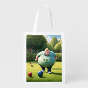 Jolly Lawn Bowler Man, Grocery Bag