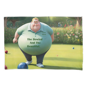 Jolly Lawn Bowler Man, Pillow Case