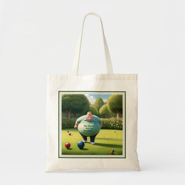 Jolly Lawn Bowler Man, Tote Bag (Front)
