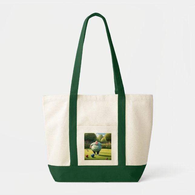Jolly Lawn Bowler Man, Tote Bag (Front)