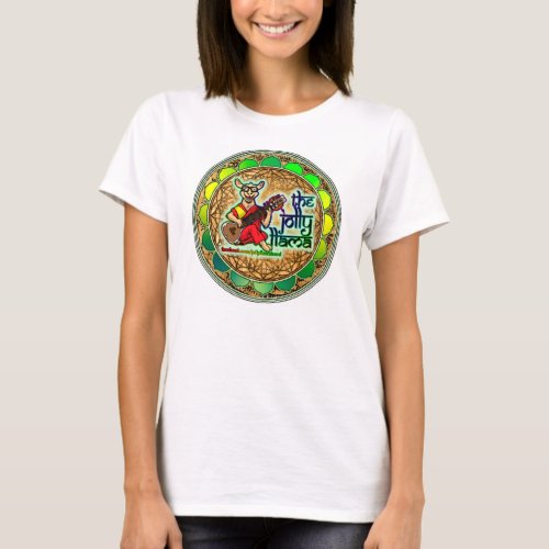 Jolly Llama Mandala Sacred Circles shirt