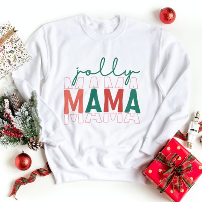 Jolly Mama Sweatshirt Winter Holiday Season (Creator Uploaded)