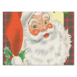 Jolly Old Father Christmas Retro Tissue Paper