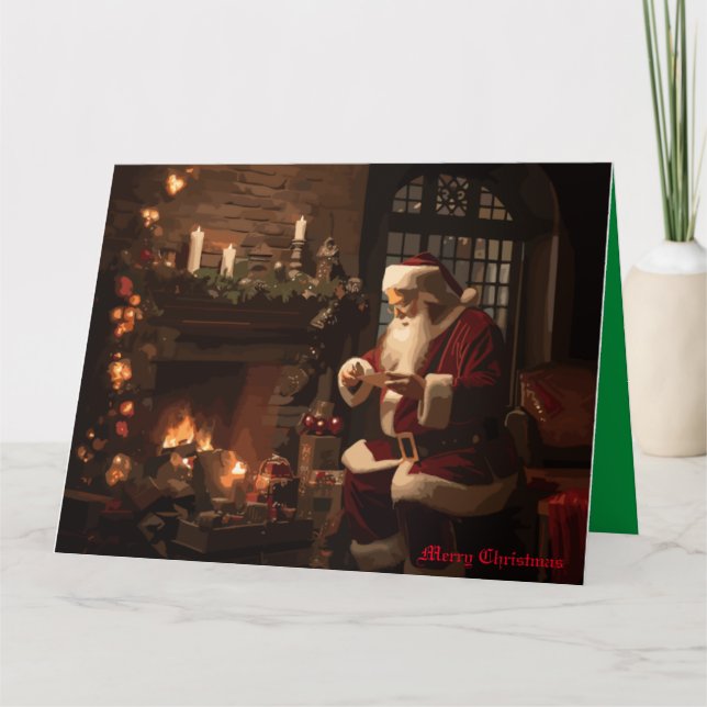 Jolly Old Saint Nick Card (Front)