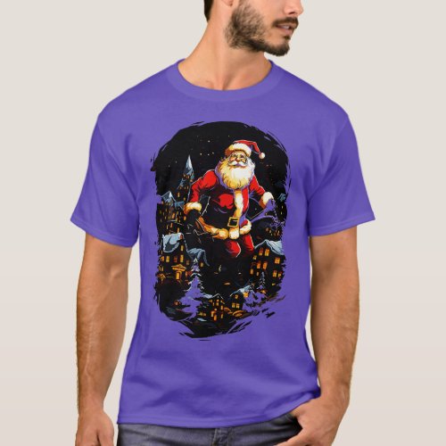 Jolly Old Saint Nick Christmas Santa Claus T_Shirt