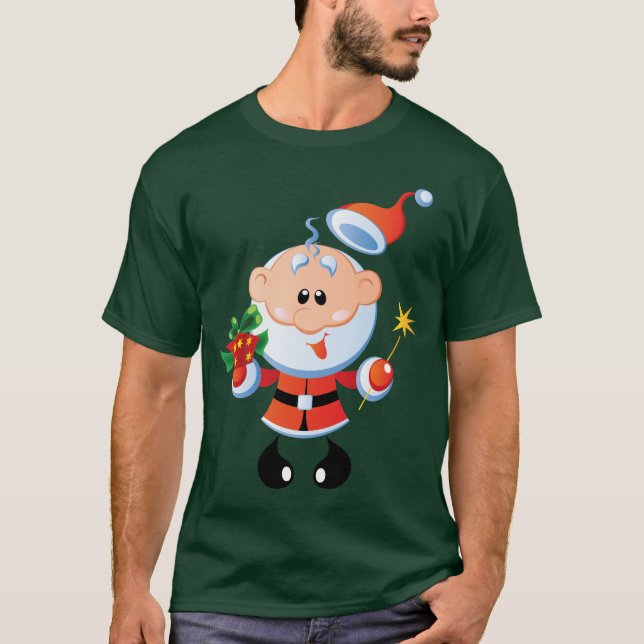 Jolly Old St. Nick Funny t-shirt (Front)