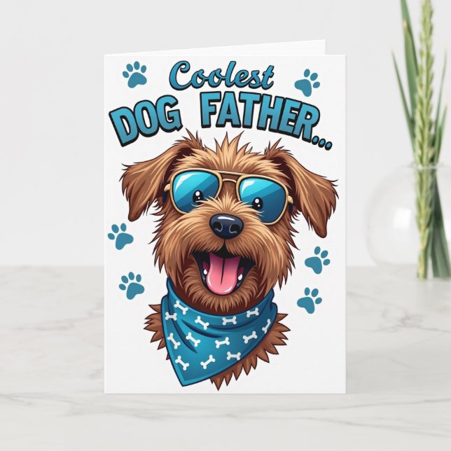 Jolly Pup Fathers Day Image Card (Front)