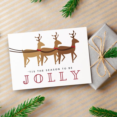 Jolly Reindeer Christmas Holiday 