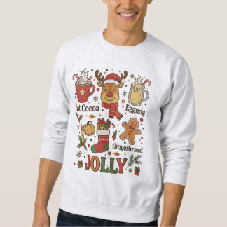 Jolly Retro Christmas Cartoon Sweatshirt