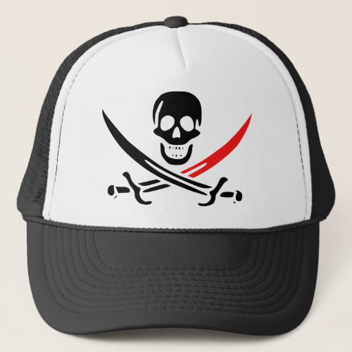 Jolly Roger BloodTip Blackbeard Trucker Hat