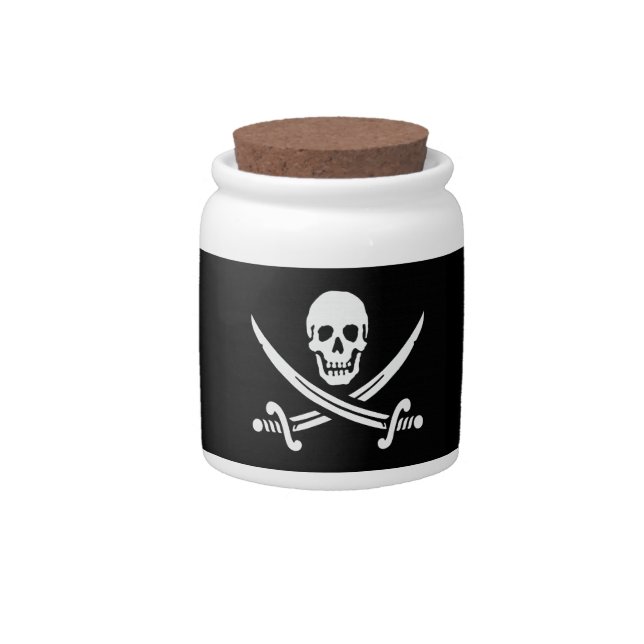 Jolly Roger Candy Jar (Front)