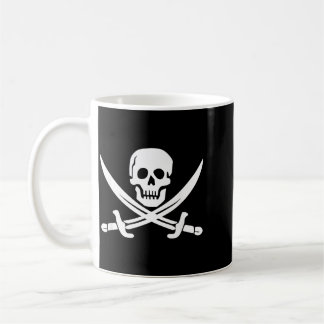 Jolly Roger Crossbones Skull Pirate Flag Skeleton Coffee Mug