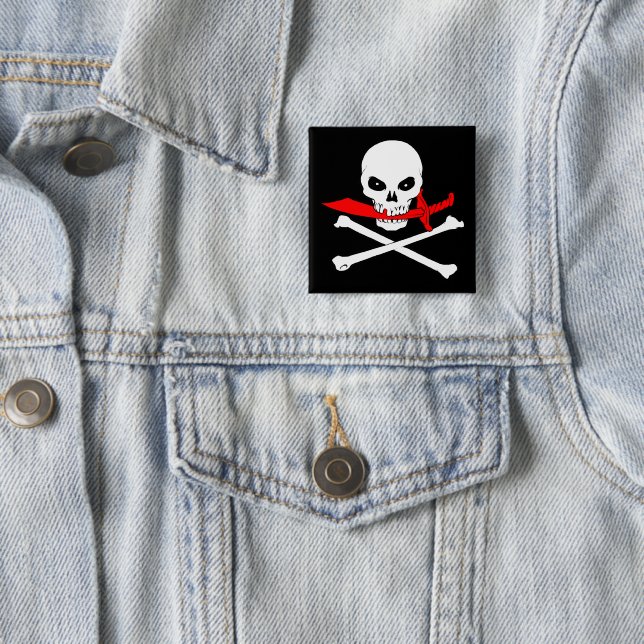 Jolly Roger (cutlass) Button (In Situ)