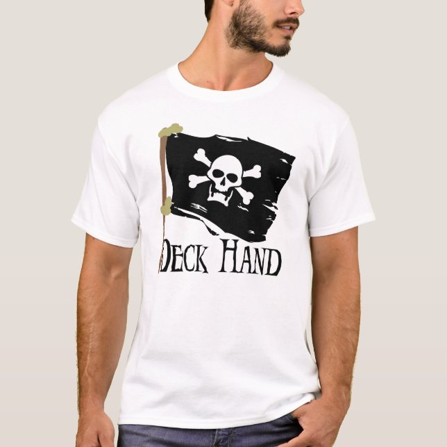 Jolly Roger Deck Hand T-Shirt (Front)