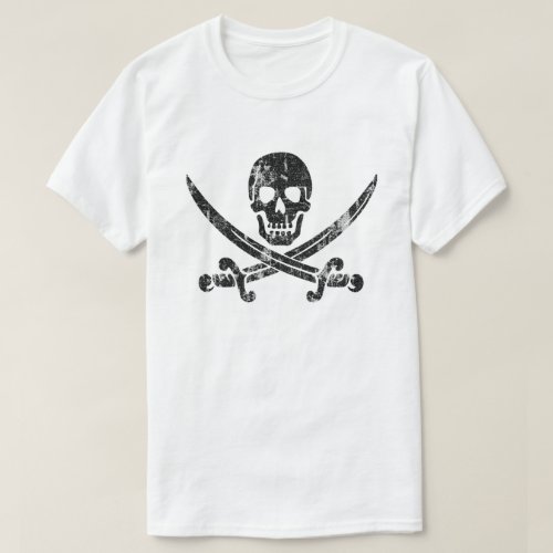 Jolly Roger Distressed T_Shirt