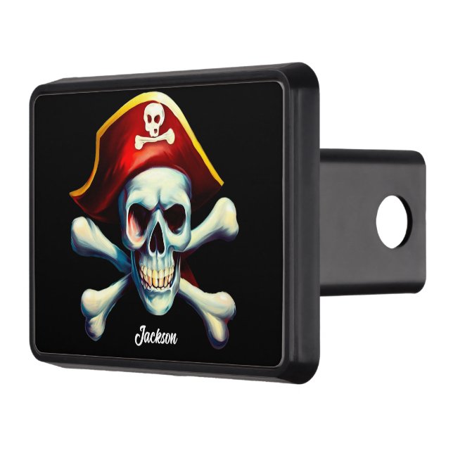 Jolly Roger Hitch Cover (Left)