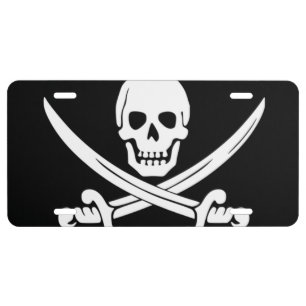 Jolly Roger License Plate