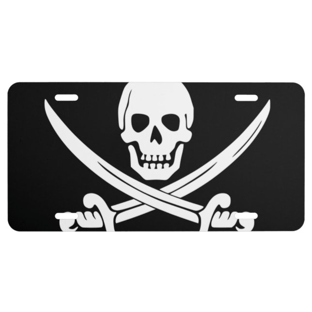Jolly Roger License Plate (Front)