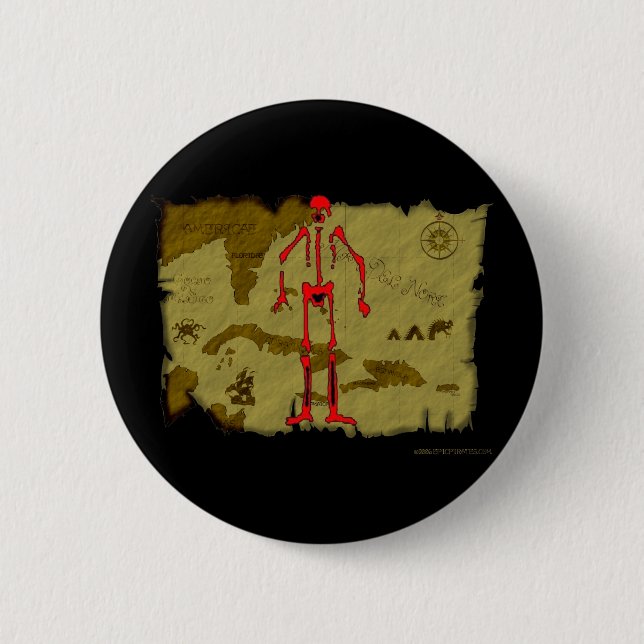 Jolly Roger Map #6 Button (Front)