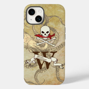 Jolly Roger Monogram Initial Case-Mate iPhone 14 Case