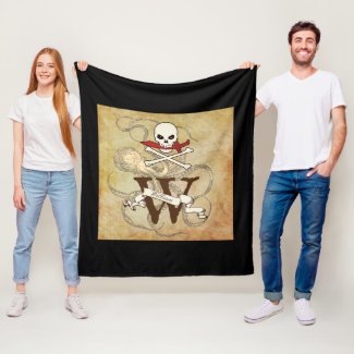 Jolly Roger Monogram Initial 