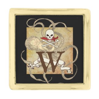 Jolly Roger Monogram Initial