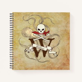 Jolly Roger Monogram Initial 