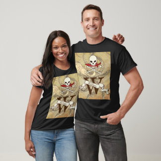 Jolly Roger Monogram Initial T-Shirt