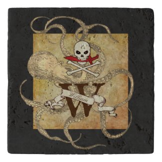 Jolly Roger Monogram Initial