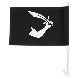 Jolly Roger of Pirate Thomas Tew Car Flag