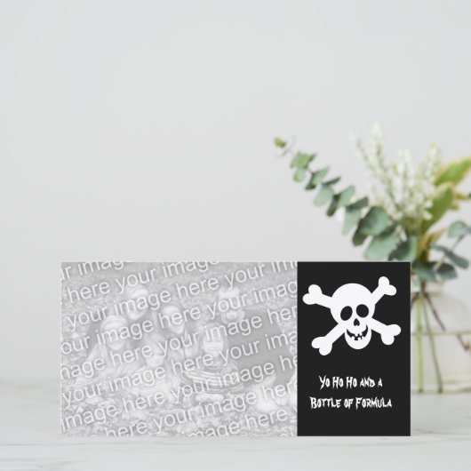 Jolly Roger Photo Card (Standing Front)