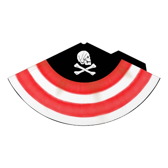 Jolly Roger Pirate Birthday  Party Hat (Front)