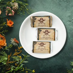 Jolly Roger Pirate Birthday Party Hershey's Miniatures