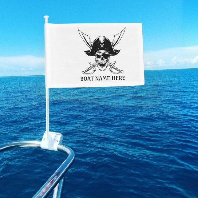 Jolly Roger Pirate Custom Boat or Car Flag (Creator Uploaded)