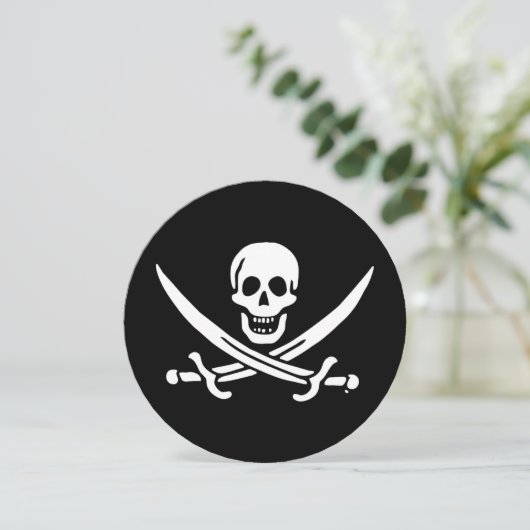 Jolly roger pirate flag (Standing Front)