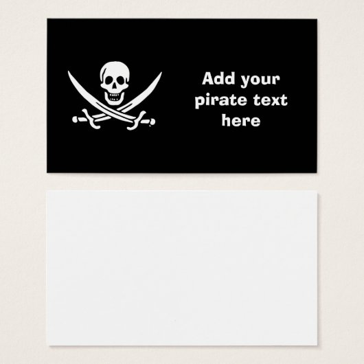 Jolly roger pirate flag (Front & Back)