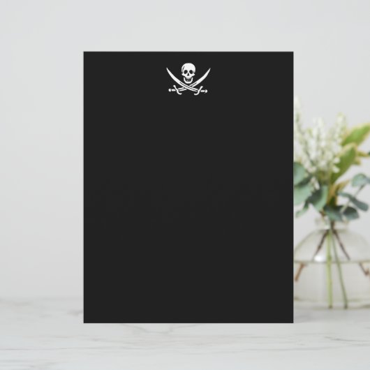 Jolly roger pirate flag (Standing Front)