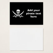 Jolly roger pirate flag (Front & Back)