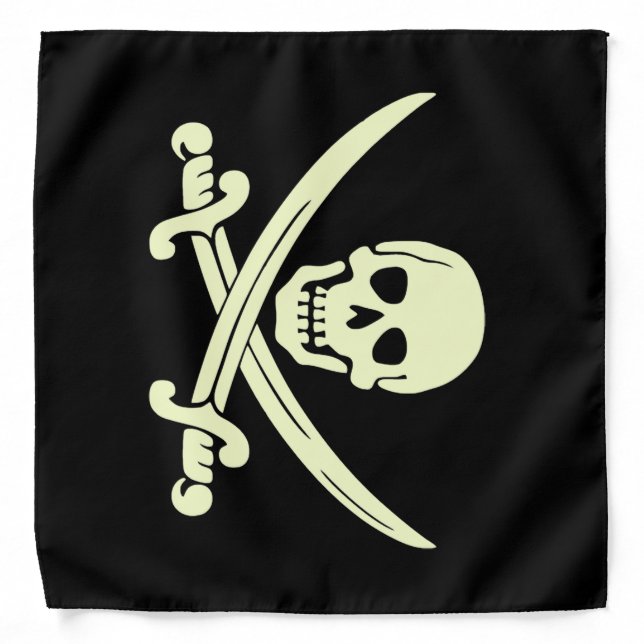 Jolly Roger Pirate Flag Bandana (Front)