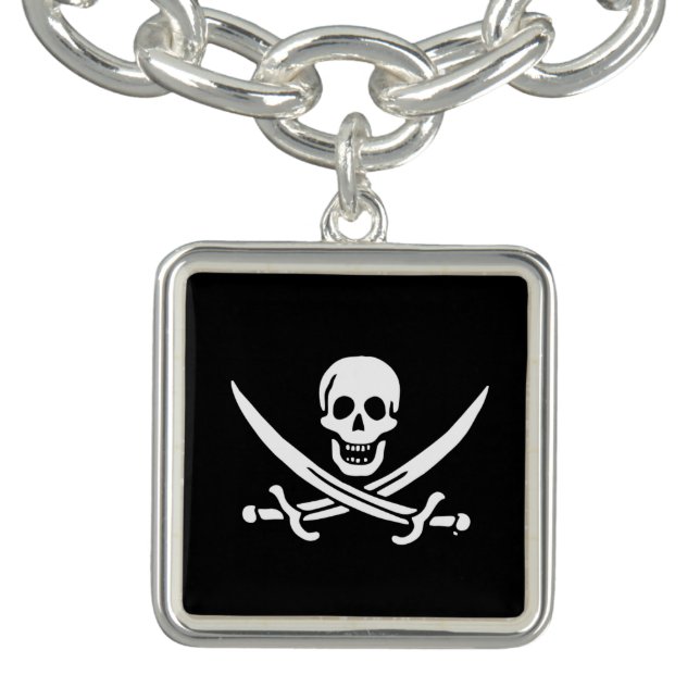 Jolly roger pirate flag bracelet (Design)