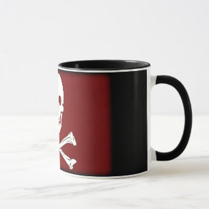 Jolly Roger pirate flag coffee mug