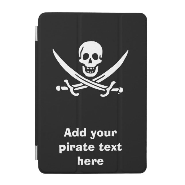 Jolly roger pirate flag iPad mini cover (Front)