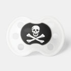 Jolly Roger Pirate Flag Pacifiers